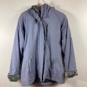 Womens Metropolis Resort Couloir Winter Ski Hooded Jacket Faux Fur Details 8